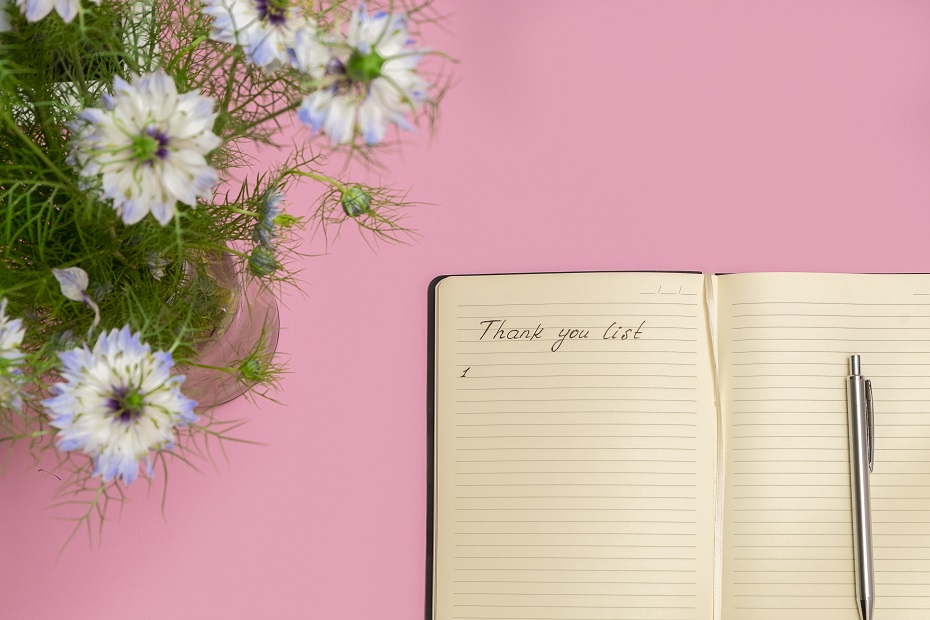 prečo si viesť denník vďačnosti