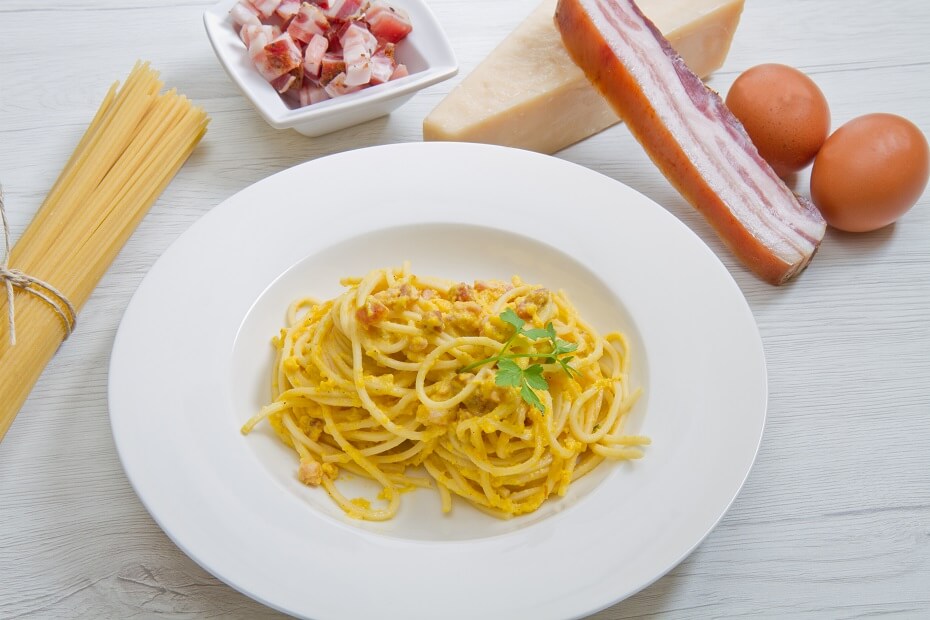 recept na špagety carbonara