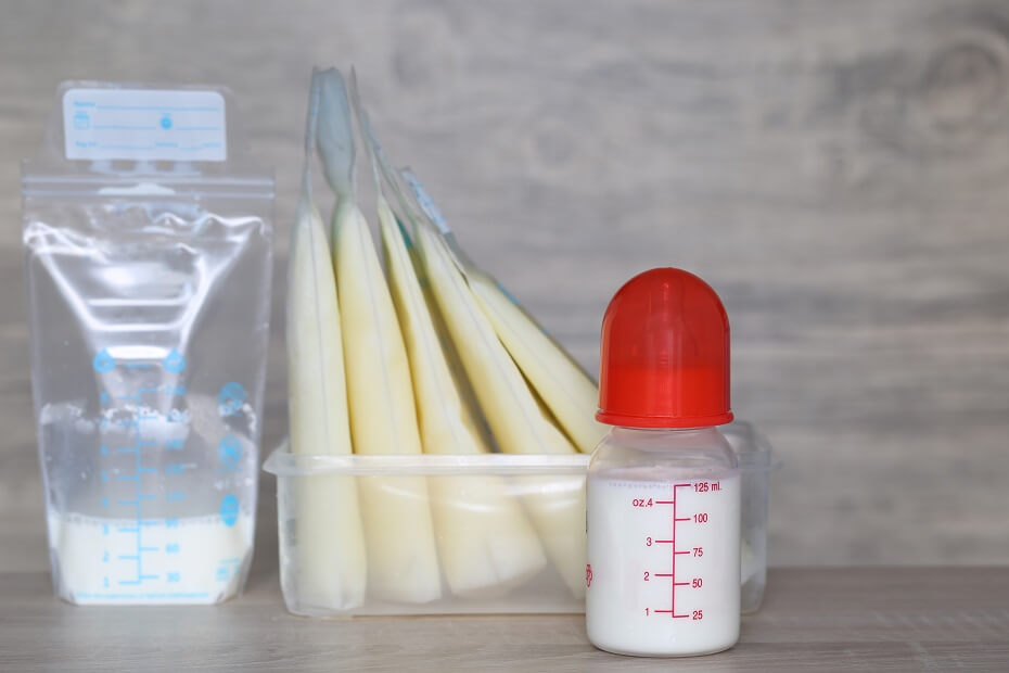 materské mlieko v chladničke a mrazničke