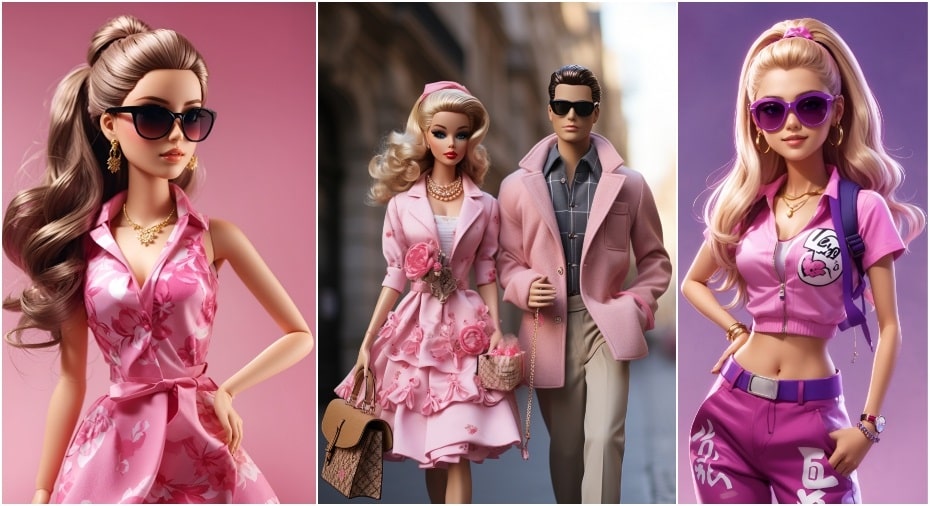 barbiecore outfity Barbie Ken