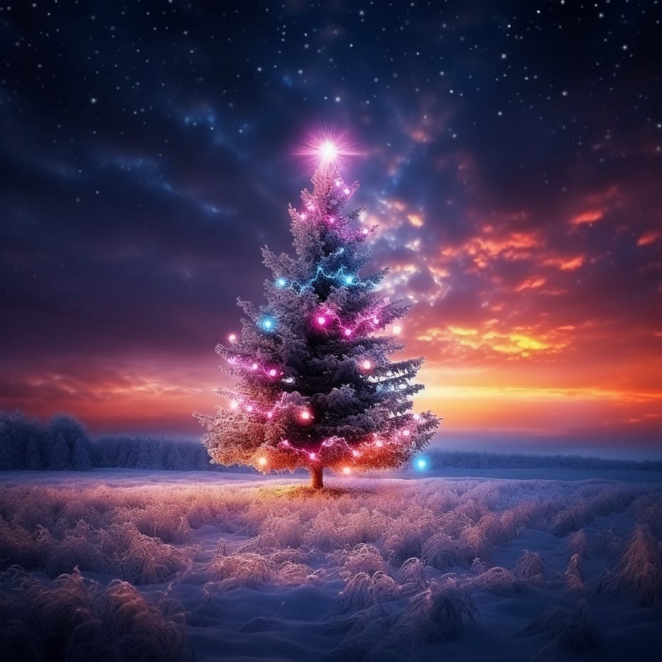vianočný stromček v sne